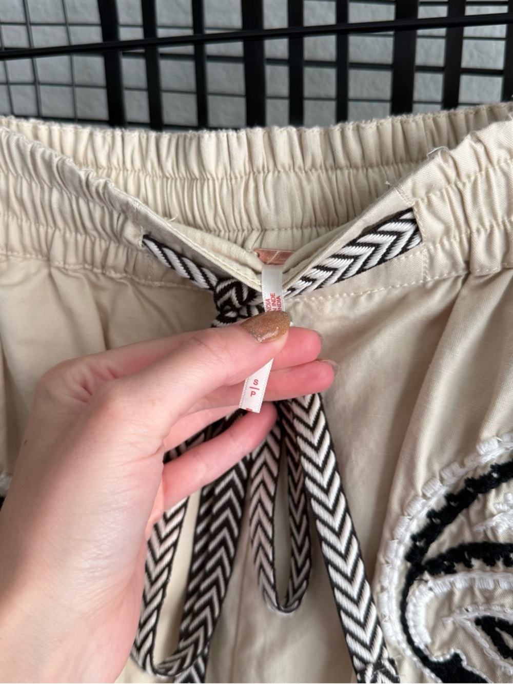 Free people Aria Embroidered Pull-On Pants - Picture 6 of 6